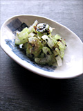 セロリの胡麻酢和え01